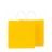 Бумажный крафт пакет с кручеными ручками, желтый, 220*120*250 мм, 80 г/м2